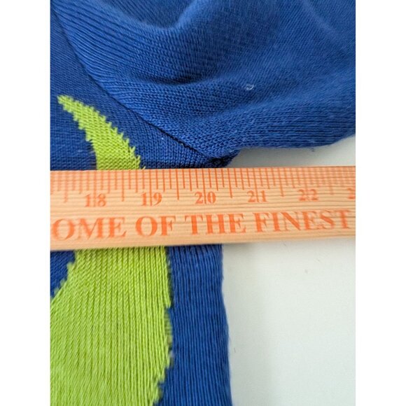 Tipsy Elves T Rex Teddy Bear Christmas Sweater Mens Size Medium Blue Dinosaur - Picture 6 of 7